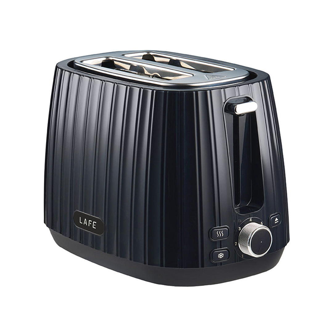 Tostadora Lafe, control de tostado en 7 niveles, 1080W máx., negra, Moderna