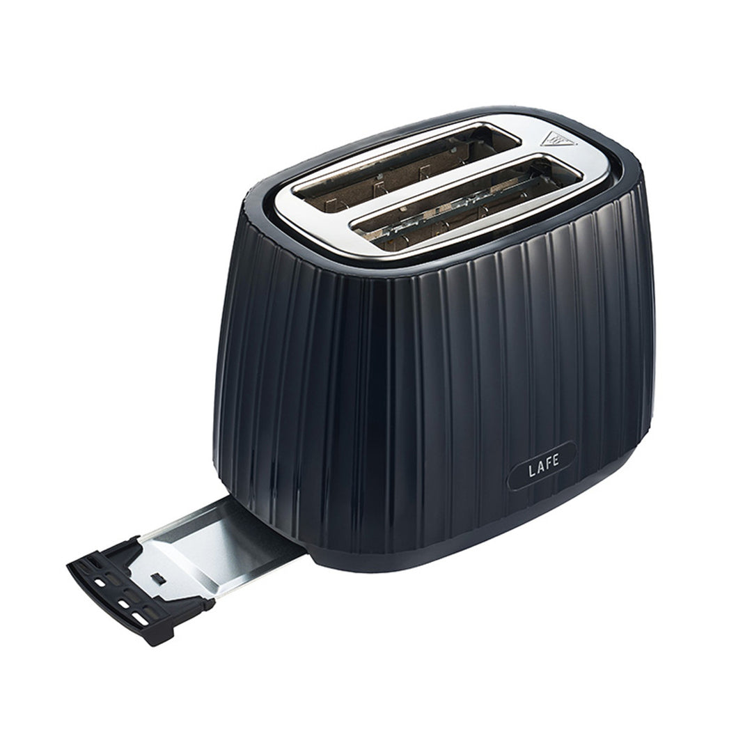 Tostadora Lafe, control de tostado en 7 niveles, 1080W máx., negra, Moderna