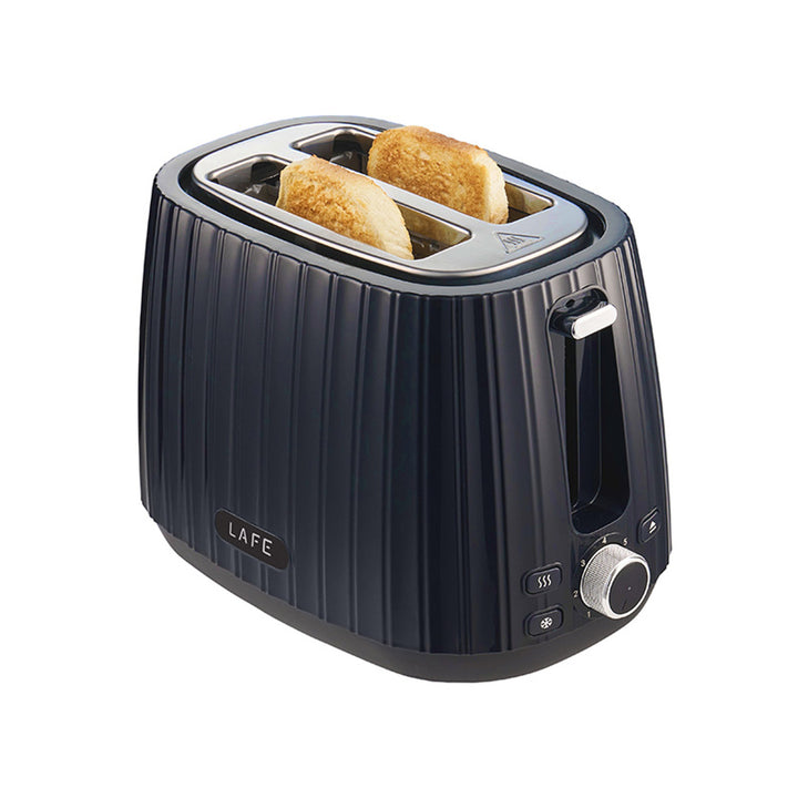 Tostadora Lafe, control de tostado en 7 niveles, 1080W máx., negra, Moderna