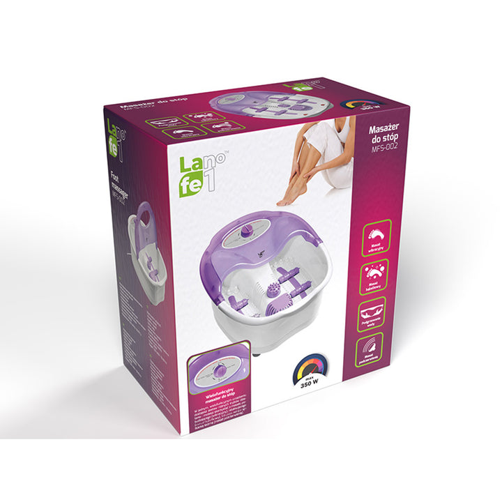 Masajeador de pies Lafe, vibratorio, masaje de burbujas, 350 W, MFS002
