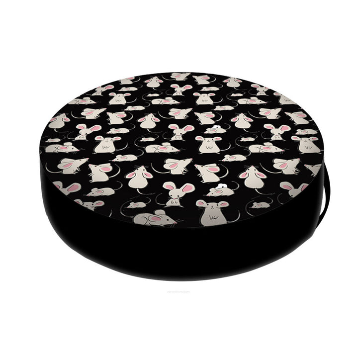 Bertoni EE130 Cama para gatos, Inserto de pellets, 50 cm de diámetro, Diseño Mouse