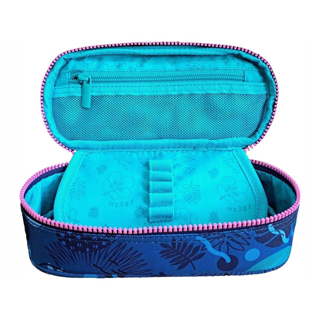 CoolPack Campus Disney Core Stitch estuche escolar ovalado F062780