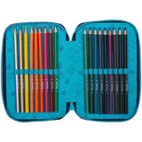 Estojo CoolPack de três compartimentos com acessórios JUMPER 3 STITCH