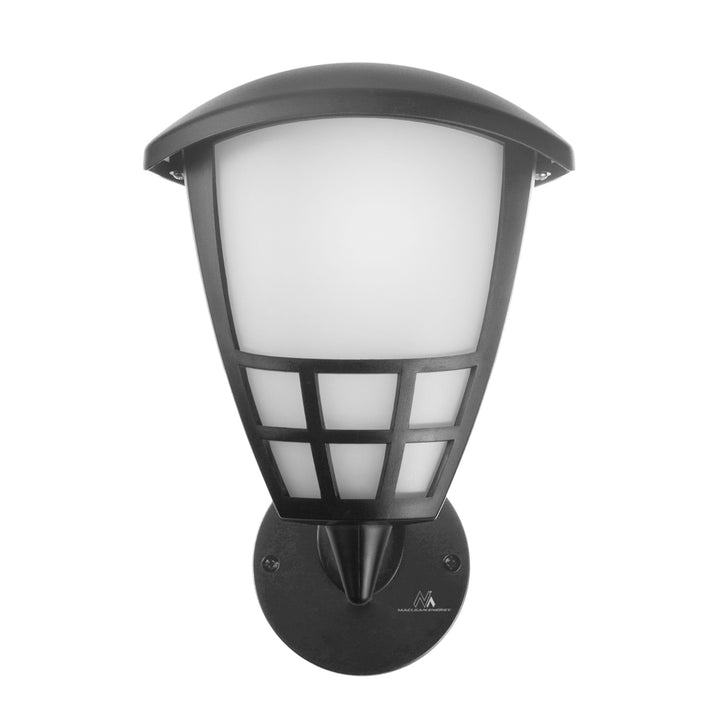 Aplique 1xE27 Maclean, carga máx. 60W, IP65, color gris, MCE519 GR + bombilla filamento LED E27, 11W 230V Maclean Energy MCE280 WW blanco cálido 3000K 1500lm retro edison decorativa A60