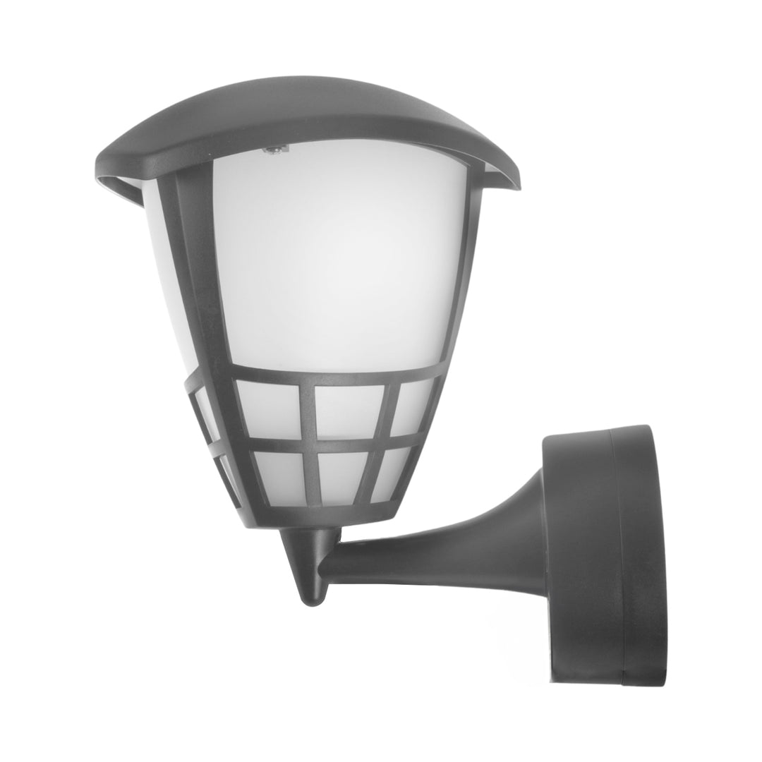 Aplique 1xE27 Maclean, carga máx. 60W, IP65, color gris, MCE519 GR + bombilla filamento LED E27, 11W 230V Maclean Energy MCE280 WW blanco cálido 3000K 1500lm retro edison decorativa A60