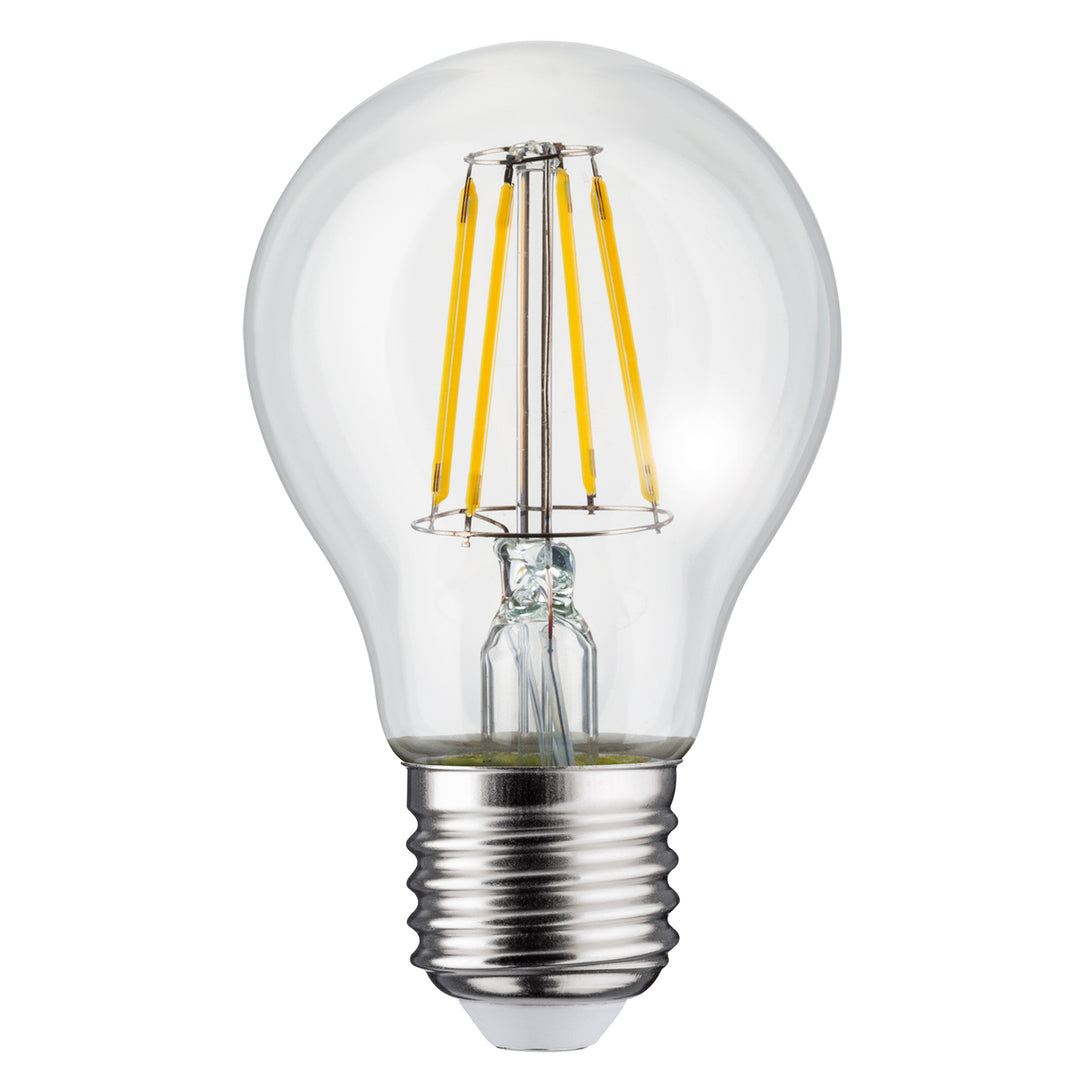 Aplique 1xE27 Maclean, carga máx. 60W, IP65, color gris, MCE519 GR + bombilla filamento LED E27, 11W 230V Maclean Energy MCE280 WW blanco cálido 3000K 1500lm retro edison decorativa A60