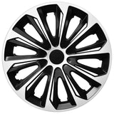 NRM Extra Strong Tapacubos universal 16'' blanco/negro 1 pieza