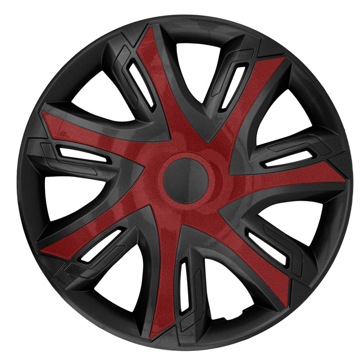 NRM N-Power bicolor Tapacubos universal negro y burdeos 15'' 1 pieza