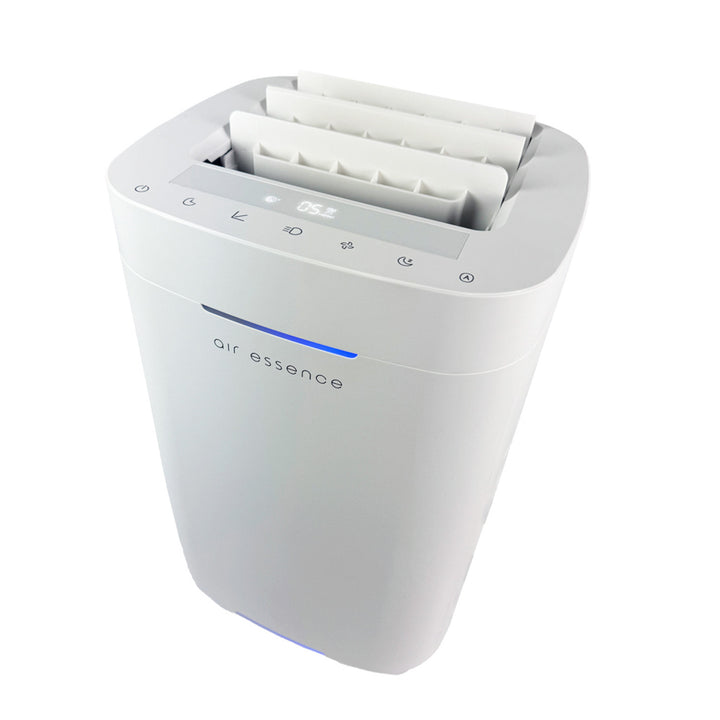 Purificador de ar de grafeno Air Essence Eco Plasma LCD ESP, esterilizador UVC, branco
