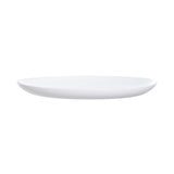 Luminarc Diwali White Plato de postre, redondo, vidrio templado, 19 cm, Color blanco