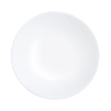 Luminarc Diwali White Plato de postre, redondo, vidrio templado, 19 cm, Color blanco