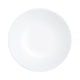 Luminarc Diwali White Plato de postre, redondo, vidrio templado, 19 cm, Color blanco