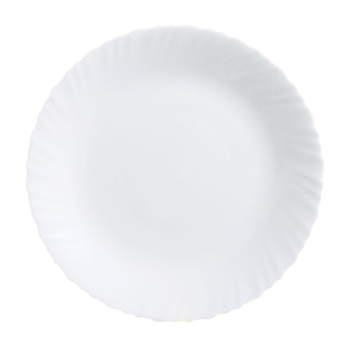 Luminarc Feston Plato llano, redondo, 25 cm, Color blanco