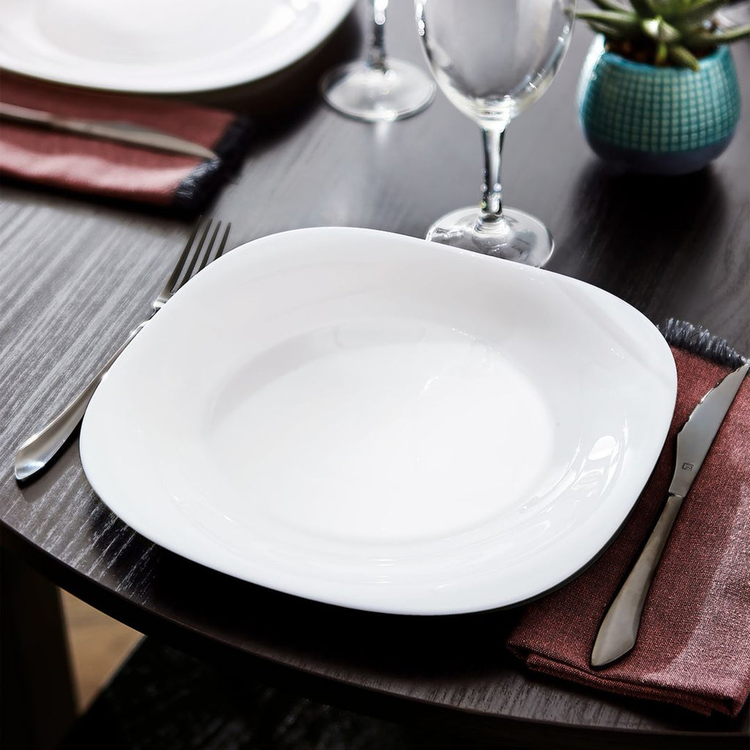 Luminarc Carine Neo White Plato llano, 26,5 cm, Color blanco