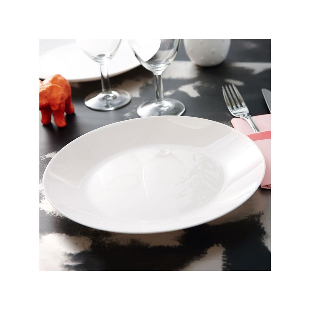 Luminarc Arcopal Zelie Plato llano, redondo 25 cm, Color blanco