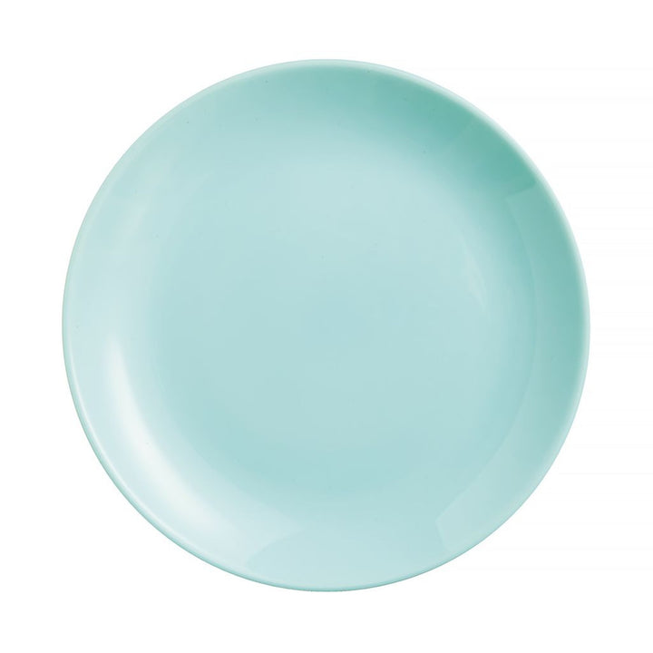Luminarc Diwali Plato de postre redondo, 19 cm, Color turquesa