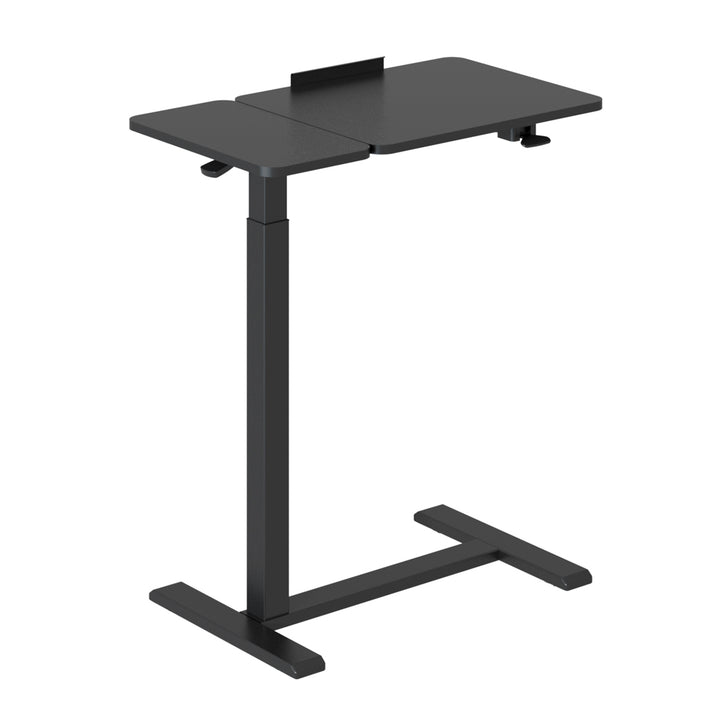 Suporte móvel para secretária/portátil Maclean, preto, altura ajustável de 76 a 109 cm, máx. 30 kg, MC-120 B