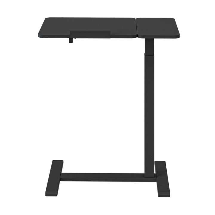 Suporte móvel para secretária/portátil Maclean, preto, altura ajustável de 76 a 109 cm, máx. 30 kg, MC-120 B