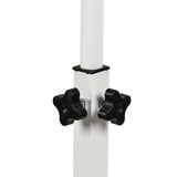 Suporte móvel para secretária/portátil Maclean MC-121 W, altura regulável de 59 a 89 cm, máx. 30 kg, branco