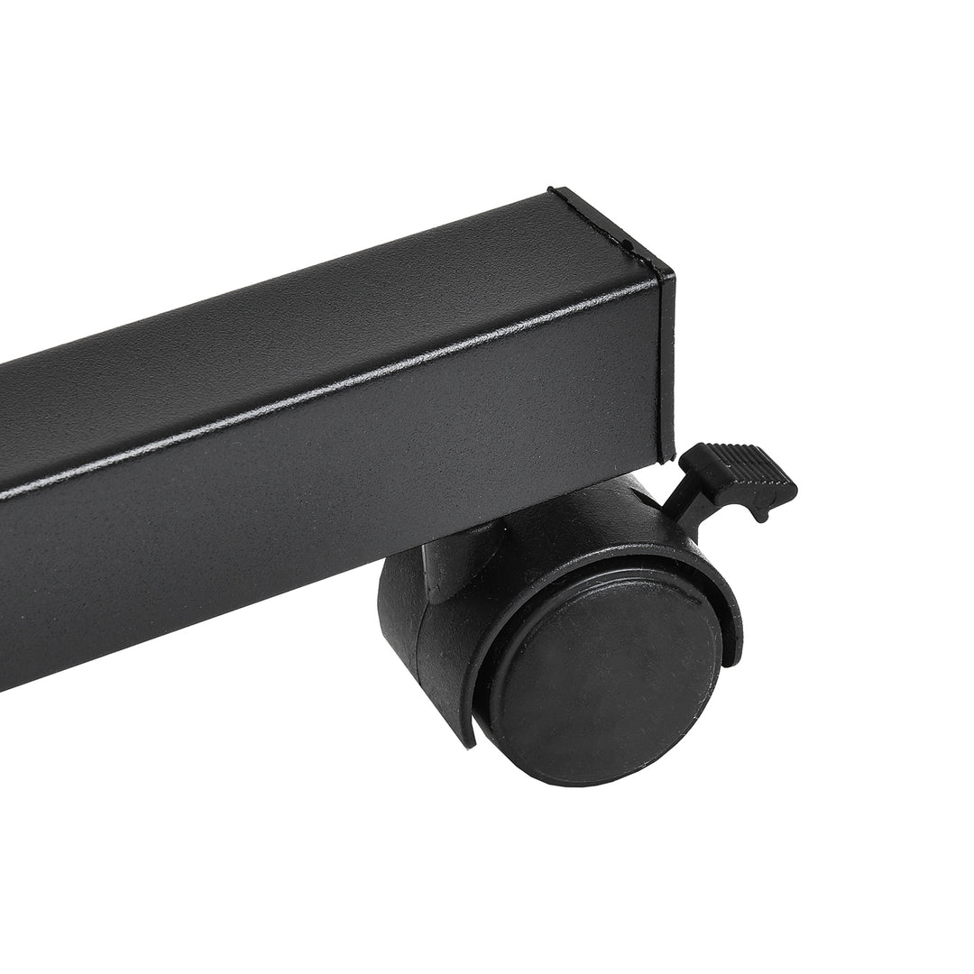 Suporte móvel para secretária/portátil Maclean MC-121 B, altura regulável de 59 a 89 cm, máx. 30 kg, preto
