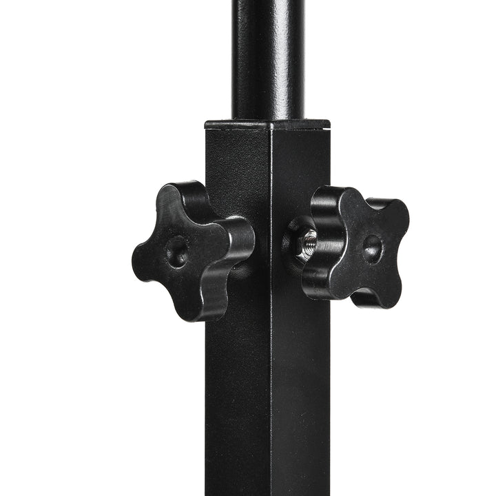 Suporte móvel para secretária/portátil Maclean MC-121 B, altura regulável de 59 a 89 cm, máx. 30 kg, preto