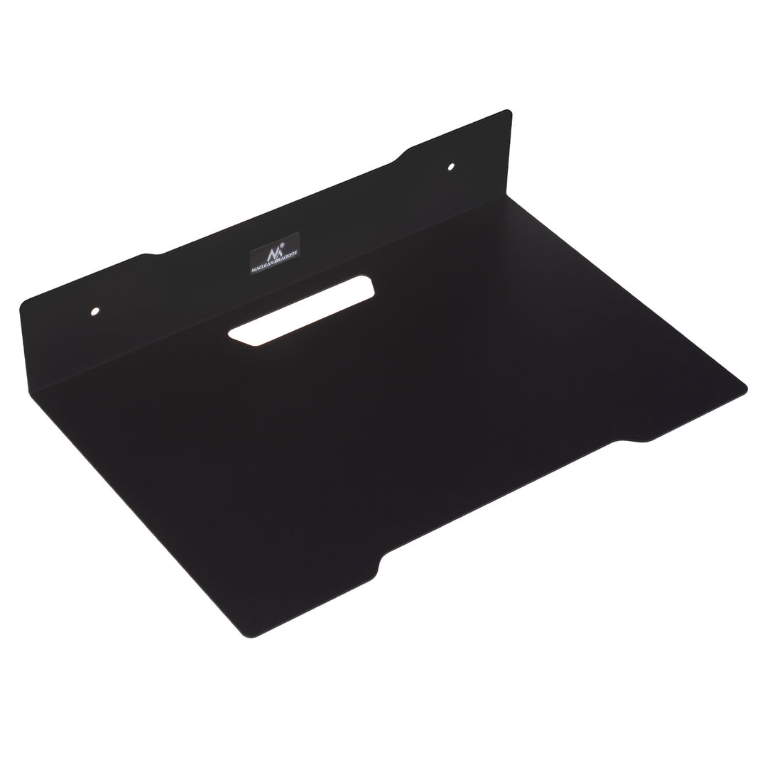 Prateleira de parede para descodificador Maclean, simples, máx. 5 kg, aço, MC-122