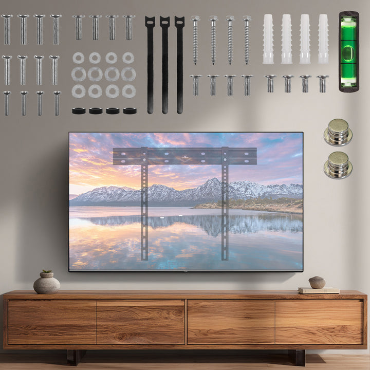 Maclean MC-123 Soporte de pared ultraplano para TV, 40-85", VESA máx. 600x400, carga hasta 80 kg
