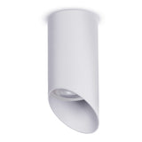 Maclean MCE360 W Luminária/tubo de montagem superficial, spot, redondo, alumínio, GU10, 55x130 mm, branco + Lâmpada LED Maclean Energy MCE437 NW 7W GU10, branco neutro 4000K, 220-240 V~, 50/60 Hz, 490 lúmens