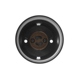 Maclean MCE360 B Luminária/tubo de montagem superficial, spot, redondo, alumínio, GU10, 55x130mm, preto, + lâmpada LED GU10 7W Maclean Energy MCE437 NW branco neutro 4000K, 220-240V~, 50/60Hz, 490lm