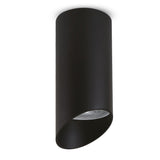 Maclean MCE360 B Luminária/tubo de montagem superficial, spot, redondo, alumínio, GU10, 55x130mm, preto, + lâmpada LED GU10 7W Maclean Energy MCE437 NW branco neutro 4000K, 220-240V~, 50/60Hz, 490lm