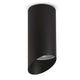 Maclean MCE360 B Luminária/tubo de montagem superficial, spot, redondo, alumínio, GU10, 55x130mm, preto, + lâmpada LED GU10 7W Maclean Energy MCE437 NW branco neutro 4000K, 220-240V~, 50/60Hz, 490lm