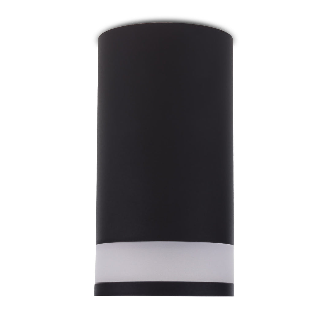 Luminária de superfície/tubo Maclean MCE361 B, spot, redonda, alumínio, GU10, 55x130 mm, preta 3 peças+ Lâmpada LED Maclean Energy MCE437 NW GU10 7 W branco neutro 4000 K, 220-240 V~, 50/60 Hz, 490 3 peças