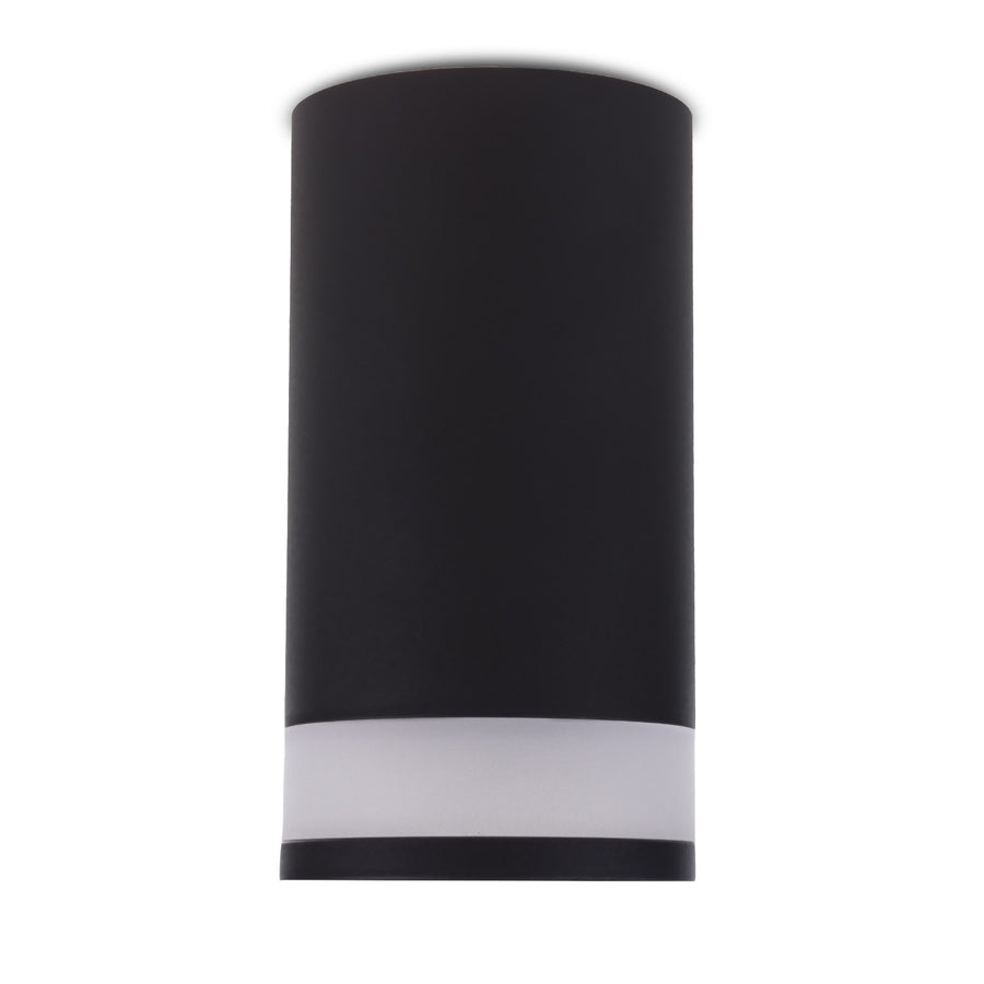 Maclean MCE361 B Luminaria de superficie / tubo, spot, redondo, aluminio, GU10, 55x130mm, color negro 3pcs+ Bombilla LED GU10 7W Maclean Energy MCE437 NW blanco neutro 4000K, 220-240V~, 50/60Hz, 490 3pcs
