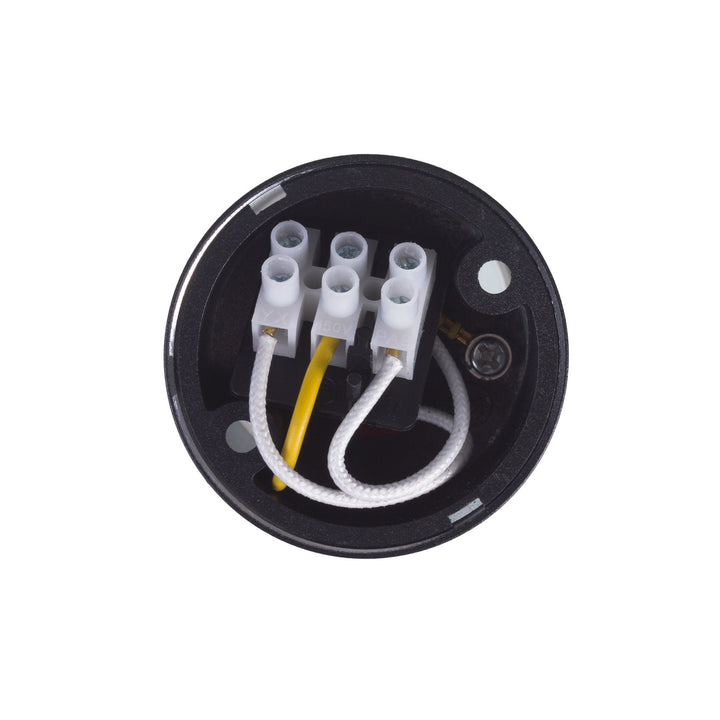 Luminária de superfície/tubo Maclean MCE361 B, spot, redonda, alumínio, GU10, 55x130 mm, preta 3 peças+ Lâmpada LED Maclean Energy MCE437 NW GU10 7 W branco neutro 4000 K, 220-240 V~, 50/60 Hz, 490 3 peças