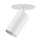 Luminária de encastrar/tubular Maclean MCE364 W, spot, redonda, alumínio, GU10, 55x130 mm, branca + lâmpada LED GU10 de 7 W Maclean Energy MCE437 NW branco neutro 4000 K, 220-240 V~, 50/60 Hz, 490 lm