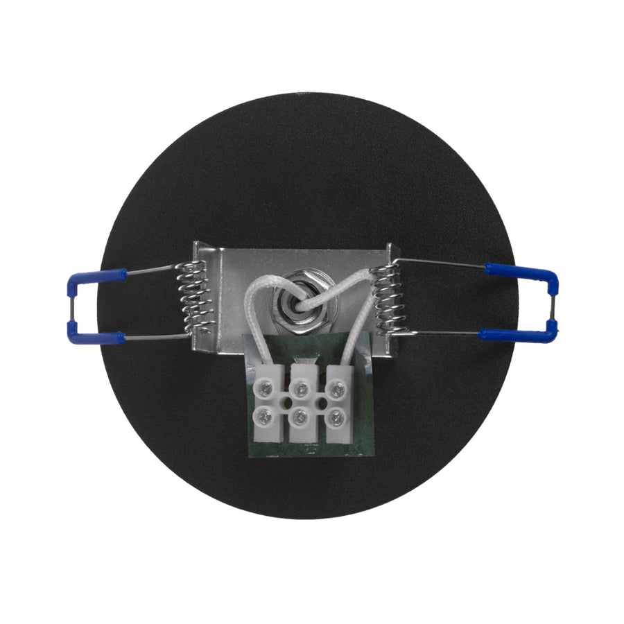 Maclean MCE364 B Luminária de encastrar/tubular, spot, redonda, alumínio, GU10, 55x130mm, preta + lâmpada LED GU10 7W Maclean Energy MCE437 NW branco neutro 4000K, 220-240V~, 50/60Hz, 490lm