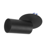 Maclean MCE364 B Luminária/tubo de encastrar, spot, redondo, alumínio, GU10, 55x130mm, preto, 3 peças+ Maclean Energy MCE437 NW GU10 Lâmpada LED 7W branco neutro 4000K, 220-240V~, 50/60Hz, 3 peças
