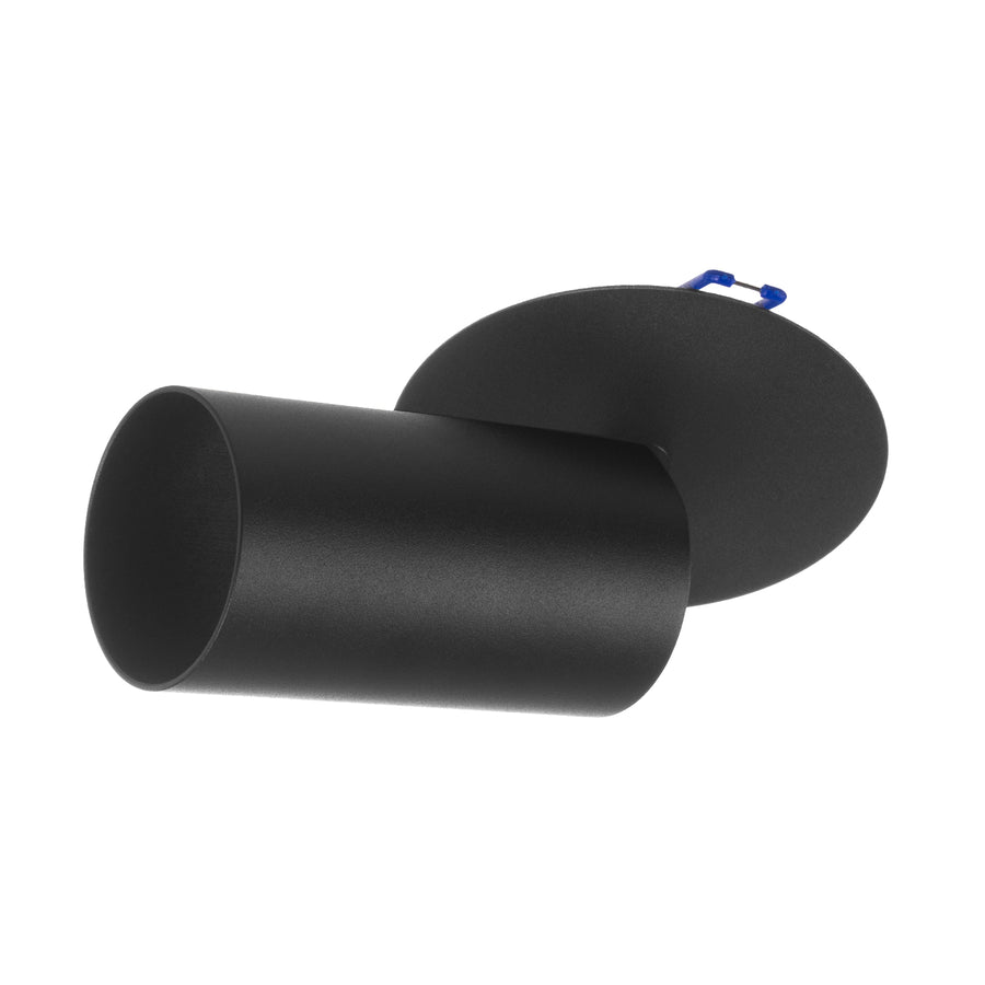 Maclean MCE364 B Luminária/tubo de encastrar, spot, redondo, alumínio, GU10, 55x130mm, preto, 3 peças+ Maclean Energy MCE437 NW GU10 Lâmpada LED 7W branco neutro 4000K, 220-240V~, 50/60Hz, 3 peças