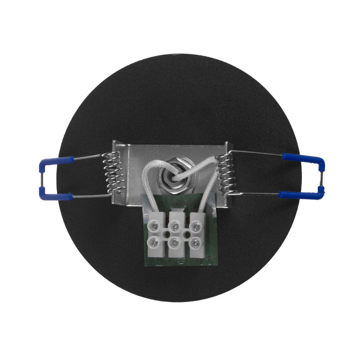 Maclean MCE364 B Luminaria/tubo empotrado, spot, redondo, aluminio, GU10, 55x130mm, color negro, 3pcs+ Bombilla LED GU10 7W Maclean Energy MCE437 NW blanco neutro 4000K, 220-240V~, 50/60Hz, 3pcs