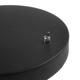 Maclean MCE370 B Candeeiro de mesa GU10, spot, redondo, GU10, com interruptor 55x90mm, preto + lâmpada LED GU10 7W Maclean Energy MCE437 NW branco neutro 4000K, 220-240V~, 50/60Hz, 490 lúmens