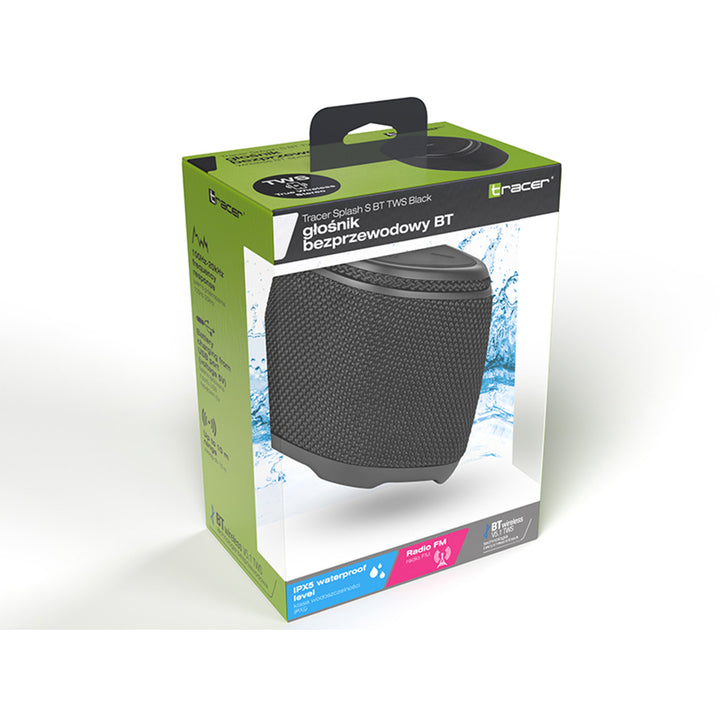 TRACER Altavoz inalámbrico, Bluetooth 5.1, tecnología TWS, 5 W, Splash S