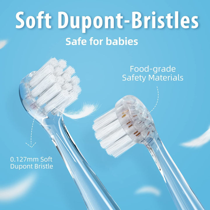 SEAGO cepillo dental sónico infantil, rosa, 4 puntas,SG-513 Rosa + SEAGO cepillo dental sónico infantil, azul, 4 puntas,SG-513