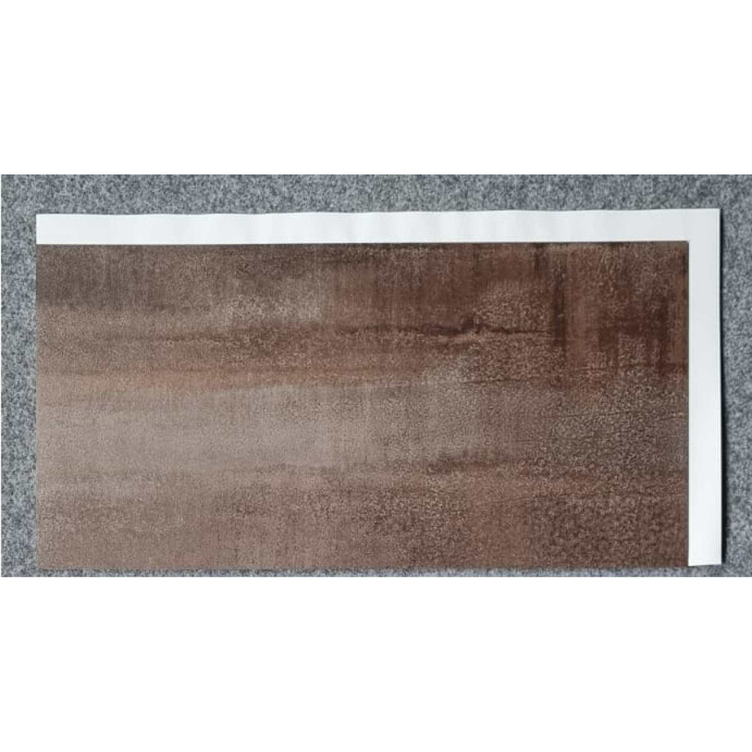 Fliesana Baldosas autoadhesivas para suelos y paredes, juego de 3, impermeables, diseño de piedra natural, color óxido