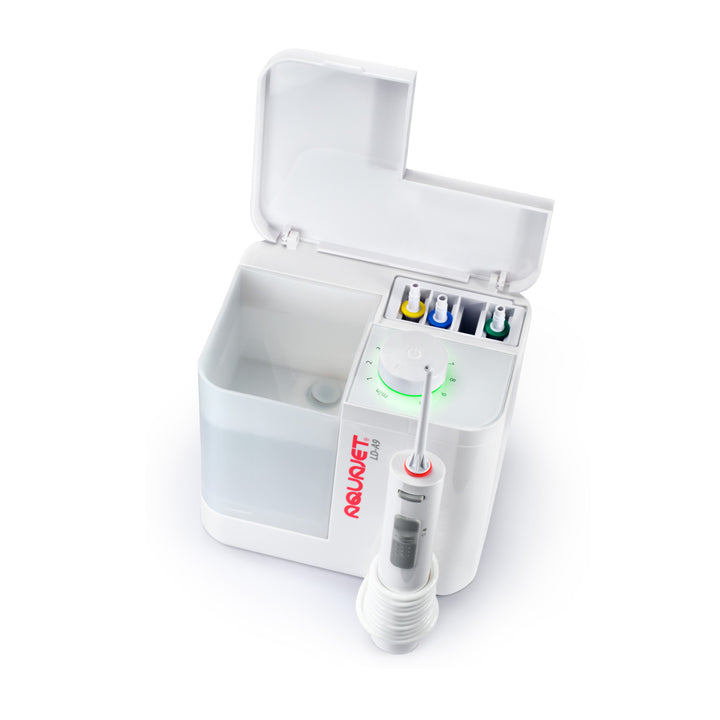 Irrigador Aquajet, Controlo Electrónico, Recipiente de 500ml, 4 Pontas, LD-A9