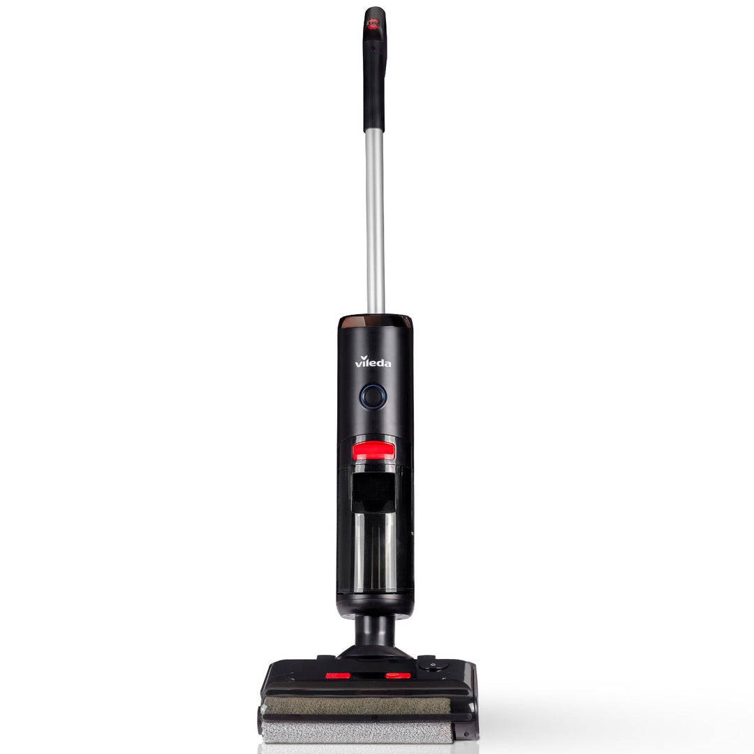 Aspirador de pó inteligente sem fios Vileda Pure Clean S5 Plus para água e pó | Leve para fácil manuseamento | Com dois depósitos para separação de água limpa e suja | Função de auto-limpeza