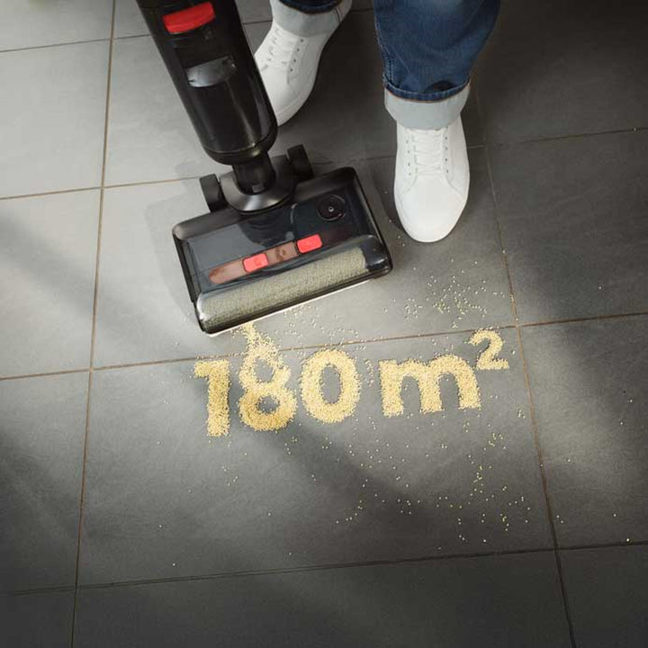 Aspirador de pó inteligente sem fios Vileda Pure Clean S5 Plus para água e pó | Leve para fácil manuseamento | Com dois depósitos para separação de água limpa e suja | Função de auto-limpeza