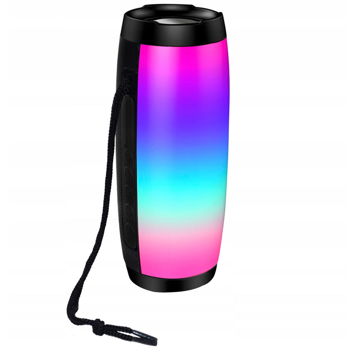 Vakoss Altavoz inalámbrico, Bluetooth, SD, USB, AUX, radio FM, retroiluminado, SP-B2862K