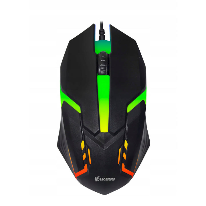 Ratón para juegos Vakoss, retroiluminación RGB, 1000 ppp, TM-5133K