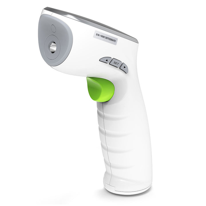 Inalador infantil Promedix, ursinho de peluche, nebulizador, máscara, conjunto de filtros, PR-811 + termómetro médico infravermelho sem contacto Promedix PR-960