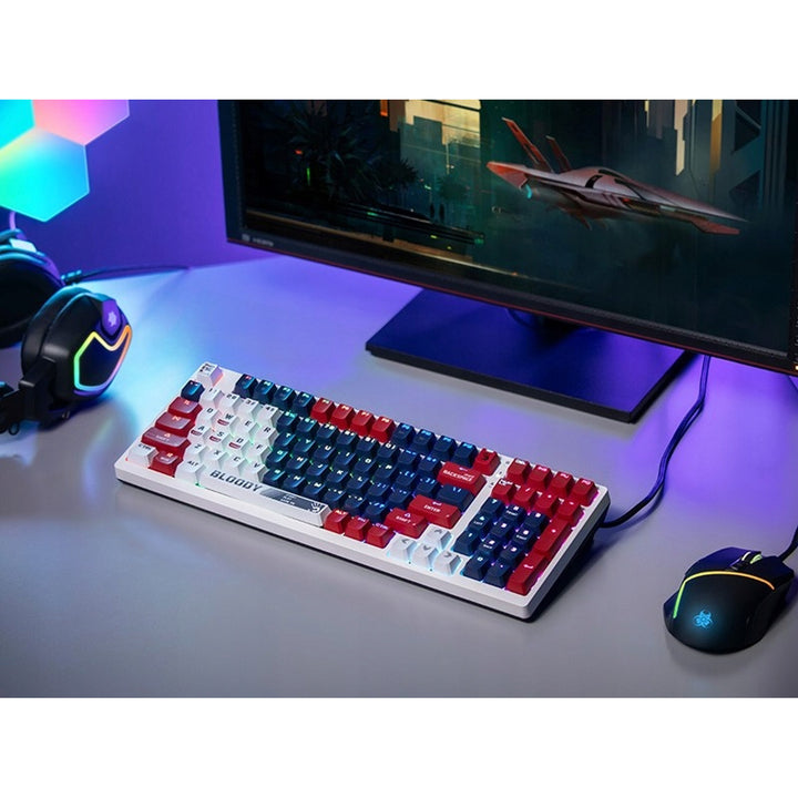 A4TECH BLOODY S98 USB Sports Navy Teclado Mecánico (Interruptores BLMS Red Plus)